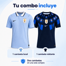 Combo de Camisetas Uruguay 2026 (Local + Visitante)